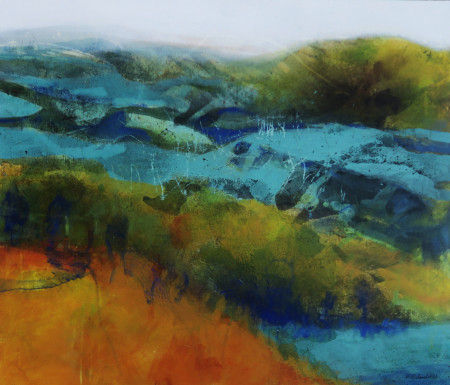"SOMMER"  Mixed Media, Leinwand, 70x60 