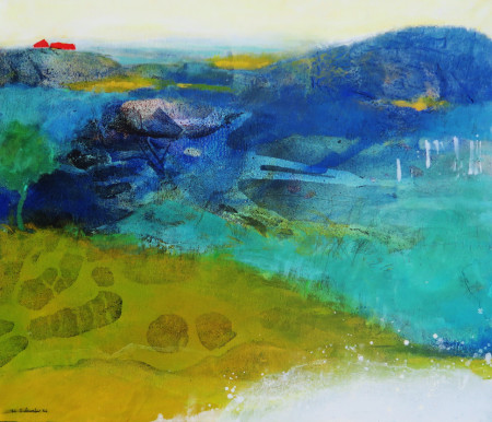"QUELLE"  Mixed Media, Leinwand, 70x60