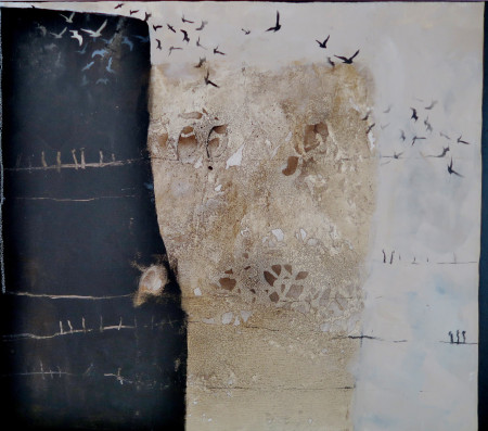 "FREIHEIT"  Mixed Media, Leinwand, 80x70