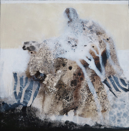 "OHNE TITEL"  Mixed Media, Leinwand, 30x30